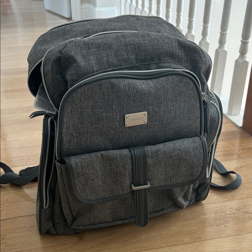 Carter's Dark Gray Baby Bag